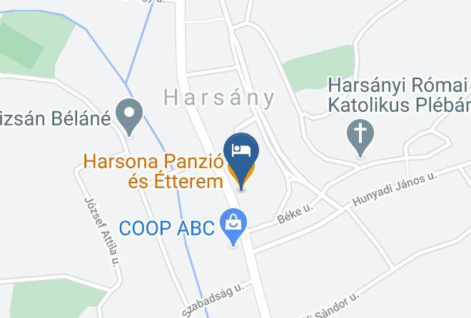 Harsany - Harsona Panzio Es Etterem Maps