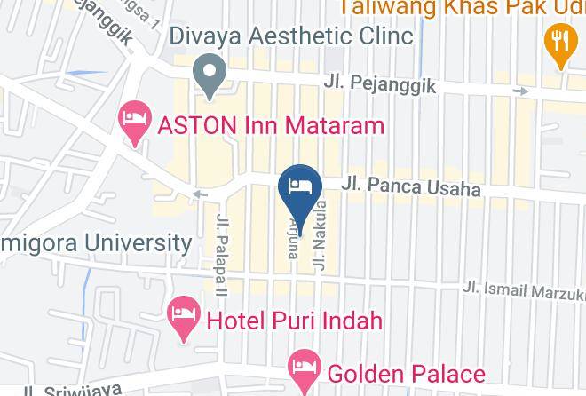 Kota Mataram - Hart Hotel Maps