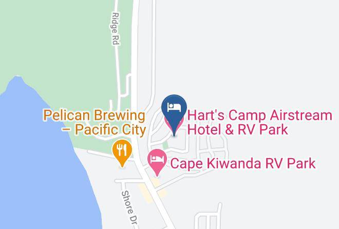 Tillamook - Hart's Camp Airstream Hotel & Rv Park Maps