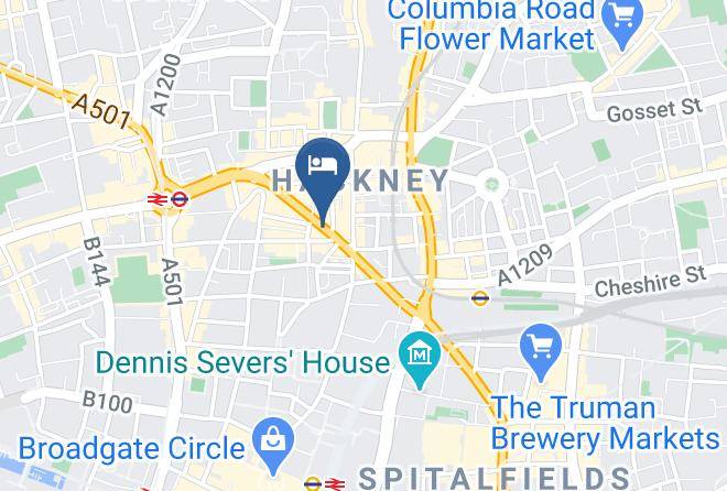 Hart Shoreditch Hotel London Map