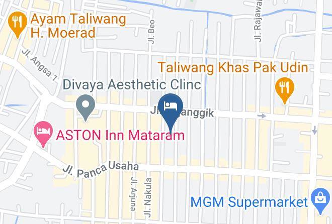 Kota Mataram - Hart Hotel Premium Lombok Maps