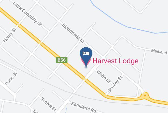 Gunnedah - Harvest Lodge Motel Maps