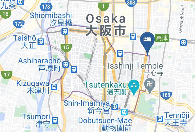 Osaka City Naniwa Ward - Harvest Osaka East Maps