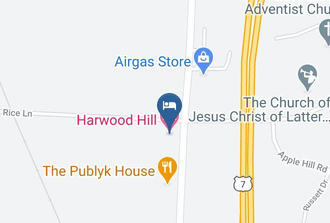 Bennington - Harwood Hill Motel Maps
