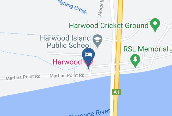 Clarence Valley - Harwood Hotel Maps