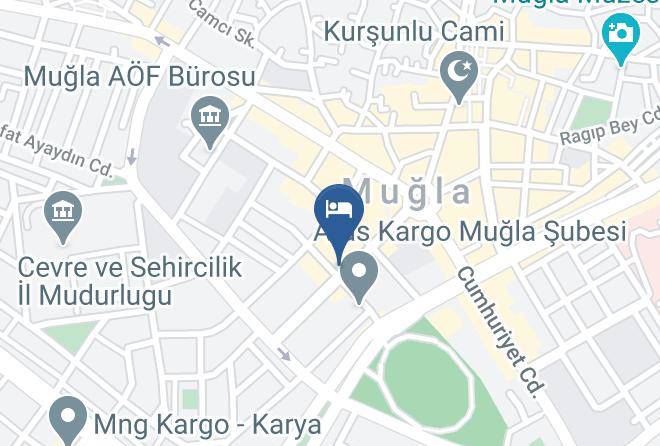Mentese - Hassuites Mugla Maps