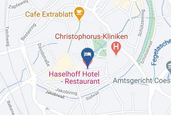 Coesfeld - Haselhoff Hotel Restaurant Maps