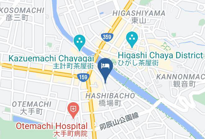 Kanazawa City - Hashiba An Maps