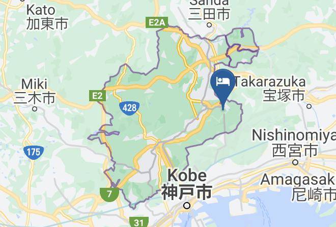 Kobe City Kita Ward - Hashinoya Bekkan Ransui Maps