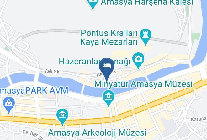 Amasya Hatuniye - Hasirci Konaklari Otel Maps