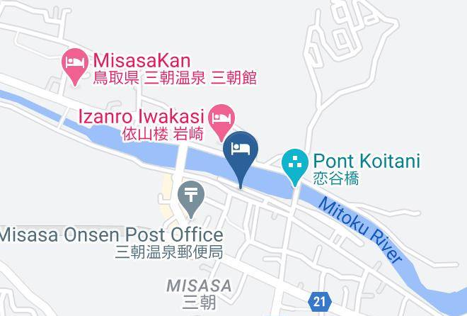 Misasa Towntohaku District - Hasizuya Maps