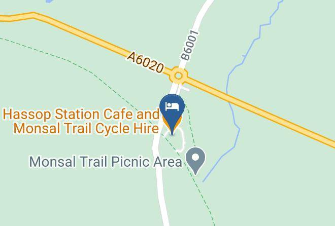 Derbyshire - Hassop Station Cafe And Monsal Trail Cycle Hire Maps