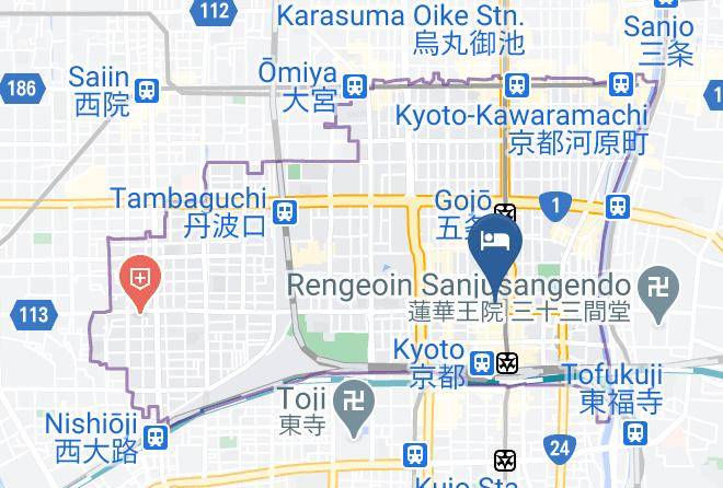 Kyoto City Shimogyo Ward - Hasunoha Maps