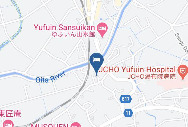 Yufu City - Hasuwaryokan Maps