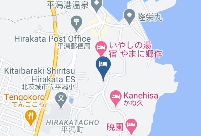 Kitaibaraki City - Hatagoya Iwaki Nakaso Maps