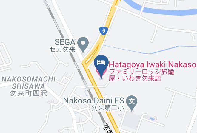 Hatagoya Iwaki Nakaso Map