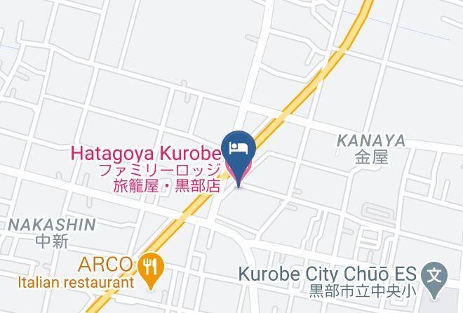 Hatagoya Kurobe Map