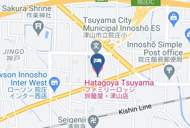 Tsuyama City - Hatagoya Tsuyama Maps