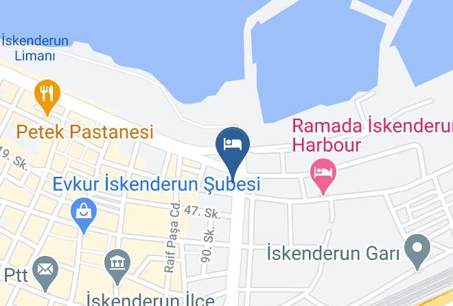 Iskenderun - Hatayli Oteli Maps