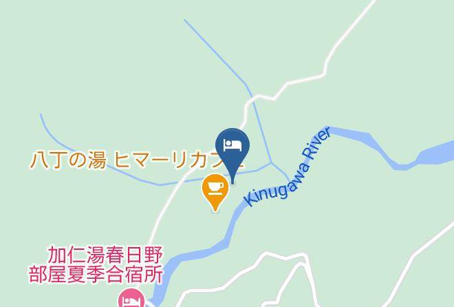 Nikko City - Hatcho No Yu Maps