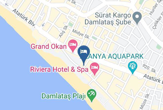 Alanya - Hatipoglu Beach Hotel Maps