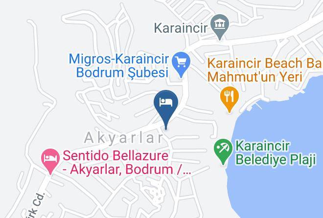 Akyarlar - Hatira Pansiyon Maps