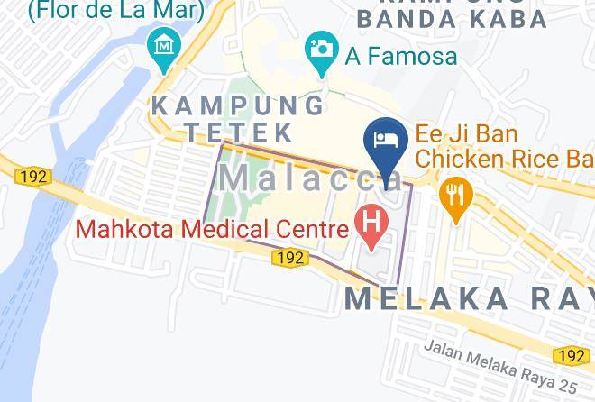 Melaka Tengah - Hatten Hotel Melaka Maps