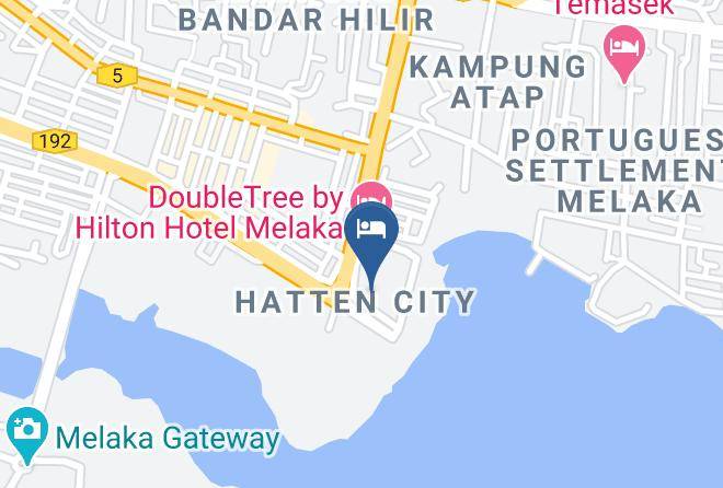 Melaka Tengah - Hatten Place Melaka Maps