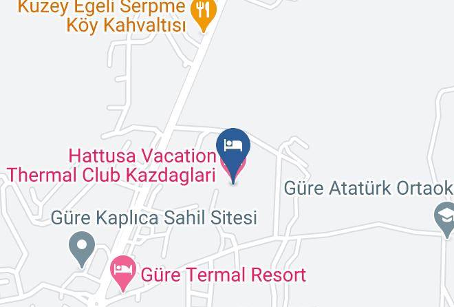 Hattusa Vacation Thermal Club Kazdaglari Map
