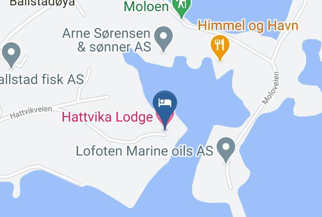 Vestvagoy - Hattvika Lodge Maps