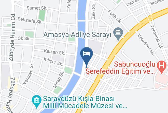Amasya 55 Evler - Hatunca Butik Otel & Restaurant Maps
