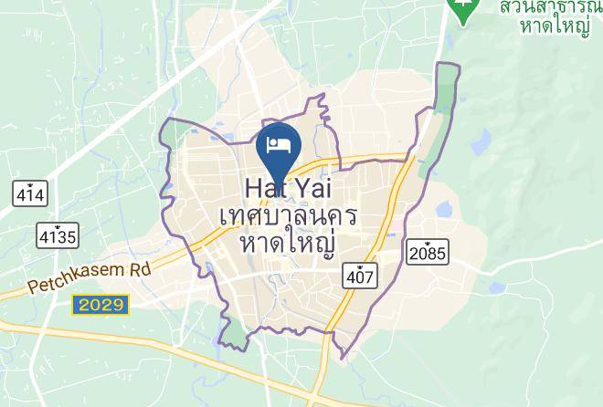 Amphoe Hat Yai - Hatyai Greenview Hotel Maps