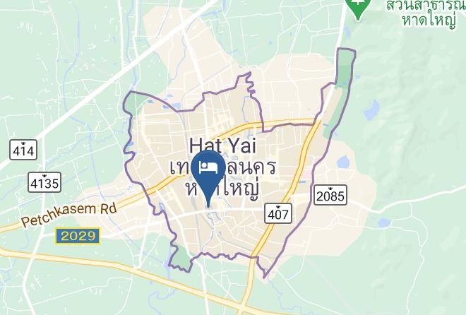 Amphoe Hat Yai - Hatyai Rama Hotel Maps