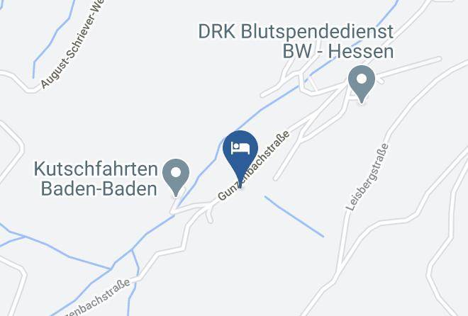 Haus Am Gunzenbach Karte - Baden Wurttemberg - Baden Baden