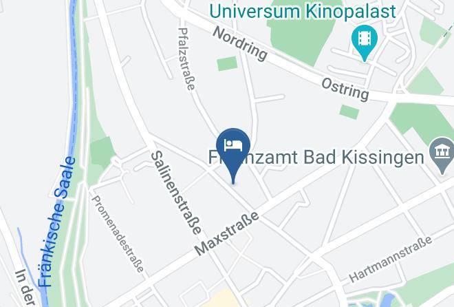 Bad Kissingen - Haus Amthor Pension Ferienwohnung Maps