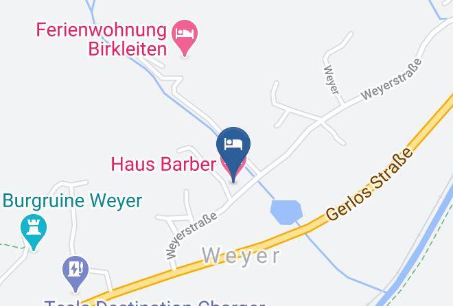 Zell Am See - Haus Barber Maps