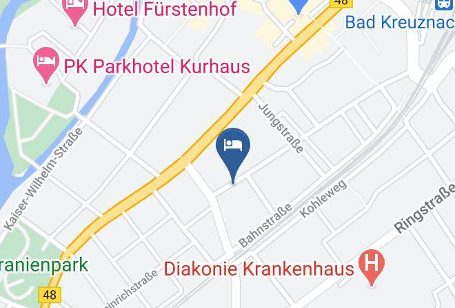 Bad Kreuznach - Haus Baumgarten Maps