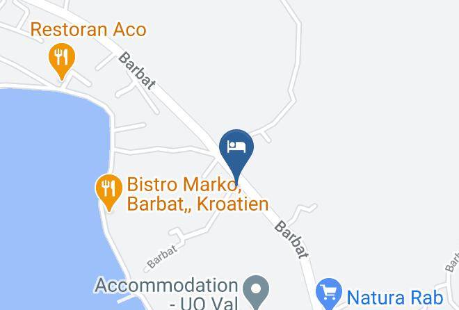 Rab - Haus Carlos Maps