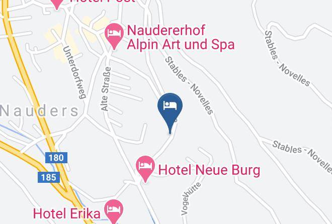 Landeck - Hotel Garni Collina Nauders Familienhotel Maps