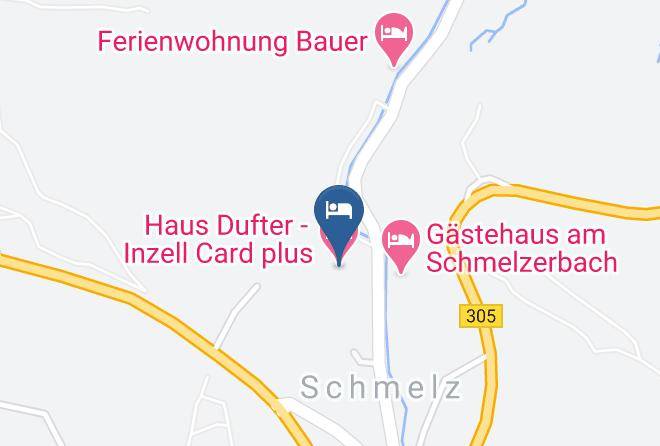 Traunstein - Haus Dufter Inzell Card Plus Maps