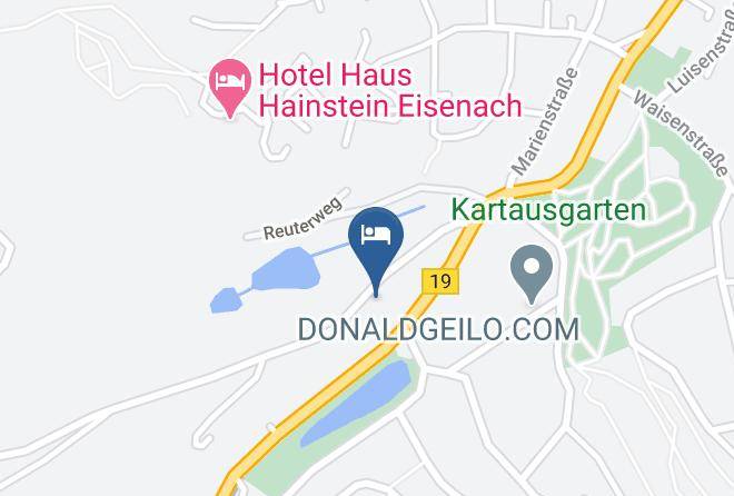 Eisenach - Haus Eveline Maps