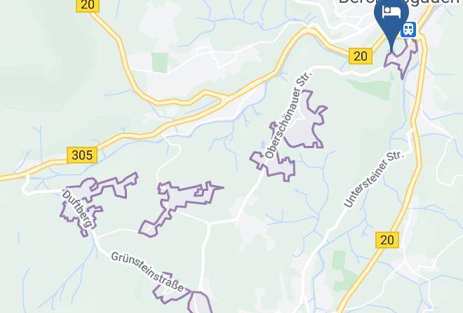 Berchtesgadener Land - Haus Fergerl Maps