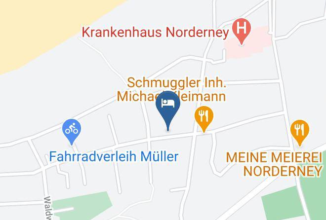 Aurich - Haus Flair Norderney Ferienwohnungen Maps