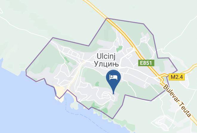 Ulcinj - Hotel Haus Freiburg Maps