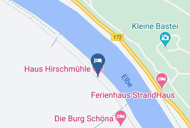 Sachsische Schweiz Osterzgebirge - Haus Hirschmuhle Maps