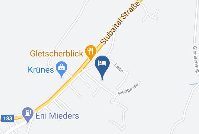 Innsbruck Land - Haus Hubertus Maps