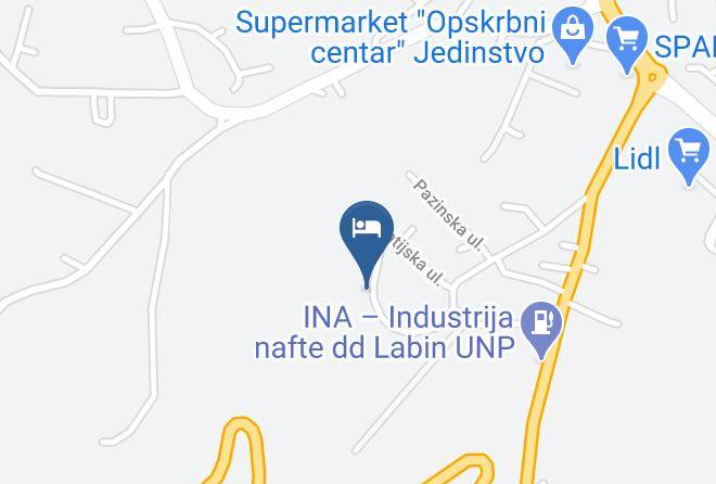 Labin - Haus Jelena Maps