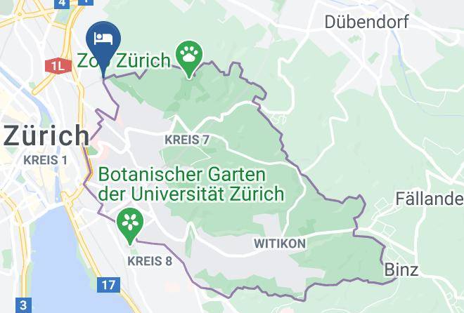 Zurich - Haus Justinus Maps