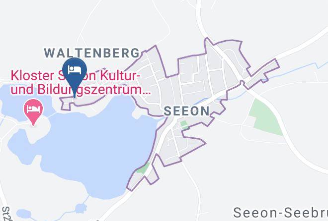 Traunstein - Haus Klosterblick Pension Maps