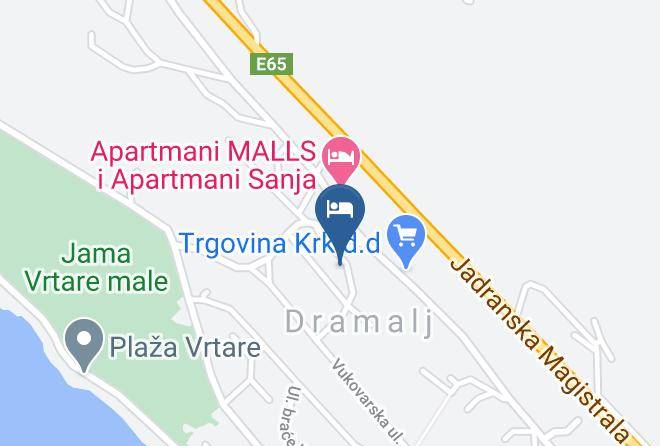 Crikvenica - Haus Kozul Maps